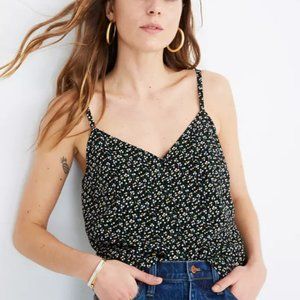 Madewell Button Down Cami Top in Playground